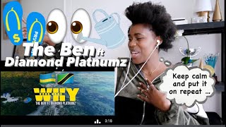 The Ben Ft Diamond Platnumz  WHY Official Music Video Reaction Video  Chris Hoza [upl. by Woolcott]