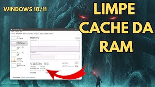 Limpar Cache Memoria Ram Windows 1011  PC mais rápido [upl. by Akiner]