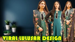 Dicover Lulusar Hit Three piece Article In Rupees 3200 Recreate Lulusar Dress design ideas 2024 [upl. by Horlacher]