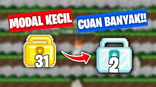 PROFIT GROWTOPIA TERBAIK 2024❗ MODAL 30 WL PROFIT 6X LIPAT  Growtopia Indonesia [upl. by Otxis]