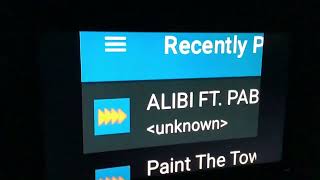 Alibi Sped Up On 2011 LG TV [upl. by Fita501]