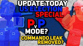 Update TODAY  PvP Mode  Pursuit Rework  Commando Leak DELETED  TDS US Election Update [upl. by Ojimmas]