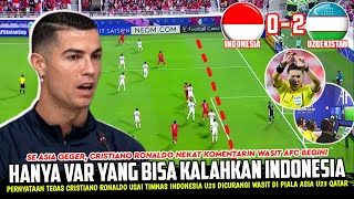 🔴BISA BIKIN GEGER  Diluar Dugaan CRISTIANO RONALDO Ngomong Begini Usai TIMNAS INDONESIA Dicurangi [upl. by Alleroif]