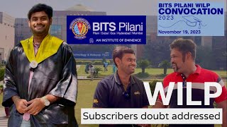 BITS Pilani WILP degree recognition worldwide  Convocation of 2023 aruvameesaikoduvaparva wilp [upl. by Schriever]