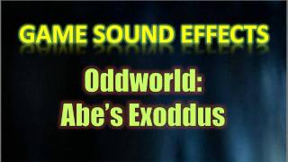 Oddworld Abes Exoddus Sound Effects  Abe Gamespeak  Angry [upl. by Niliram]