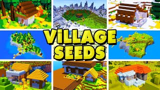 Top 20 Best VILLAGE SEEDS for Minecraft 1206 [upl. by Bremser]