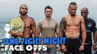 ONE Fight Night 25 ceremonial weighins and face offs  Nicolas vs Eersel [upl. by Leanne198]