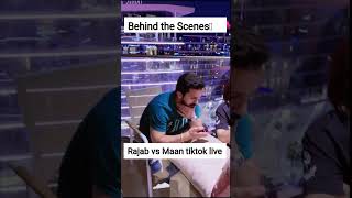 Rajab vs maan tiktok Live from Dubai pakistanitiktok funny rajabvlog haidershah maandogar [upl. by Noam]