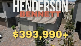 Inside the Bennett Home at Carlton in Cadence  Henderson NV  Las Vegas Real Estate Market [upl. by Evelunn]