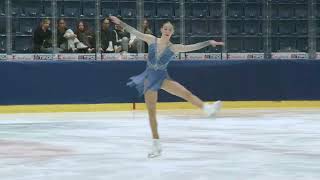 Lara Naki Gutmann ITA FS  Nepela Memorial 2024 [upl. by Adams]