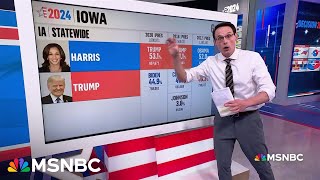 Record shattering Steve Kornacki breaks down historic results in last minute 2024 polling [upl. by Cantlon]