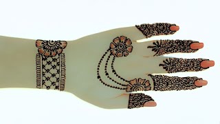 Mehandi ka design simple  mehandi design  mehndi design  mehandi  mehndi  mehandi ke design [upl. by Eloc]