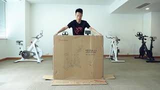 Unboxing YESOUL S3 Smart Indoor Exercise Bike [upl. by Georgiana]