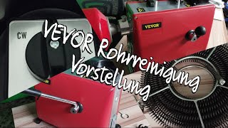 VEVOR Rohrreinigungsmaschine  Abflussreinigungsmaschine  PRODUKTVORSTELLUNG  KEIN TEST [upl. by Hance]