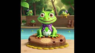 Fife Little Spacle Frogs one jump into the pool song for kids [upl. by Alel]