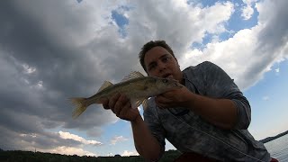 Walleye Fishing At Brookville Lake in Indiana [upl. by Leima810]