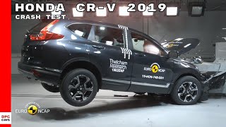 Honda CRV Crash Test amp Rating 2019 [upl. by Adekram]