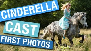 Disneys LiveAction CINDERELLA Cast amp First Photo Revealed [upl. by Nosmas]