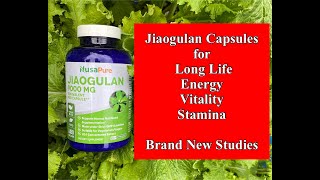 Jiaogulan Capsules for Long Life Energy Vitality and Stamina  New Studies [upl. by Ave]