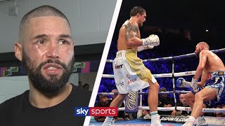 EXCLUSIVE Tony Bellew reacts to his knockout defeat to Oleksandr Usyk and talks retirement [upl. by Niall785]