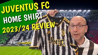 New JUVENTUS 2324 Adidas Home Kit Review [upl. by Orteip]