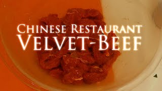 Velvet Beef in 30 mins  Chinese Restaurant Style [upl. by Jonina]