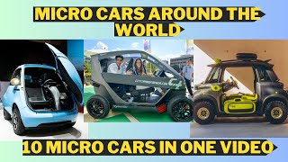 Micro Electric Cars around the world  Top 10 small Electric cars [upl. by Letitia]