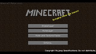 Minecraft Alpha 111truth [upl. by Yerbua]