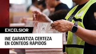 INE garantiza certeza del conteo rápido en jornada electoral del 2 de junio RESUMEN [upl. by Jobi653]