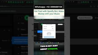 Get Paid with Spotify Bot  4 Spotify Bots Available for revenue generating [upl. by Veal]