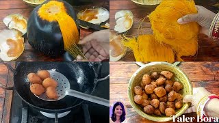 Taler Bora Made Easy Quick Trick to Peel Tal Fruit Traditional Bengali Palm Fritters [upl. by Avert]