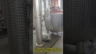 1200L pot copper stills with gin basket stripping still pot stilll [upl. by Holms]