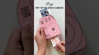 DIY Polaroid Camera Card Using Paper 📸 papercraft giftideas shorts craft [upl. by Ahseinat333]