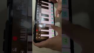 Bom Diggy Diggy Bom song 🎵 on mobile piano 🎹 [upl. by Mervin]