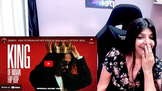 EMIWAY  KING OF INDIAN HIP HOP  Reaction With NYSHA [upl. by Embry]