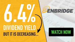 ENBRDIGE STOCK 64 DIVIDEND YIELD  ENB STOCK ANALYSIS [upl. by Akinnej653]