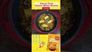 Tried Slurrp Farm Instant Millet Noodles millet noodles nonfried healthy foodreview ytshorts [upl. by Aya]