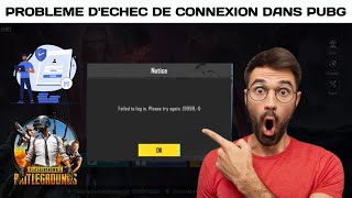 Comment résoudre léchec de connexion Veuillez réessayer PUBG Mobile 2024 [upl. by Mongeau778]