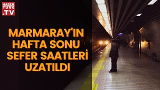 Yolculardan gelen talep üzerine Marmaray saatlerinde değişiklik yapıldı [upl. by Odnaloy]