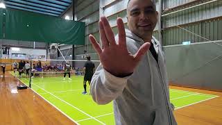 Chibi Titans vs BSmashers Rebels MD1  Badminton Veterans 2024 Bendigo [upl. by Arocal553]