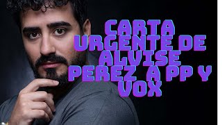 Alvise Pérez envía carta a Feijoo y Abascal para Reunión urgente sobre la Inmigración [upl. by Weiner]