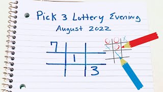 Lottery Strategy Secret to Win Pick 3Tic Tac Toe Method Part 1 [upl. by Eiduam]