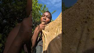 This is So delicious natural food Hadza cooks for survival middle of nowhere ‼️😋😲hadzabetribe food [upl. by Brightman]