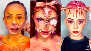 Removal of Special Effects SFX Makeup vs No Makeup [upl. by Notfa]