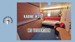 MS Vesteralen Kabine 215 [upl. by Nemad]