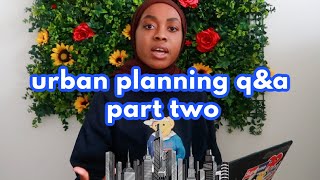 URBAN PLANNING QampA PART 2 career opportunities book recommendations and more [upl. by Jeni824]