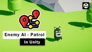 Enemy Patrol Unity3d  Unity Enemy AI Tutorial  Unity  Unity tutorial [upl. by Anitnauq]