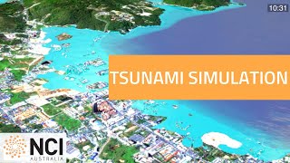 Simulation of 2004 Boxing Day tsunami  Patong beach [upl. by Madelena]