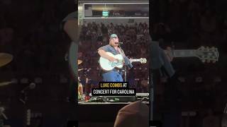 Luke Combs at Concert for Carolina lukecombs country countrymusic [upl. by Janus]