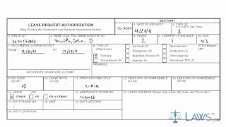 Learn How to Fill the AF FORM 988 Leave RequestAuthorization [upl. by Ennael180]